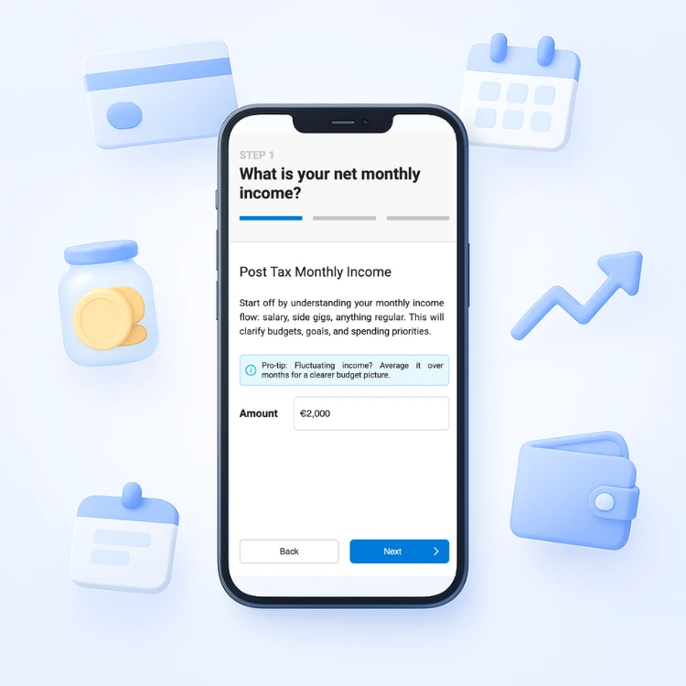Income tracking screenshot